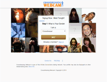 Tablet Screenshot of crossdressingwebcam.com